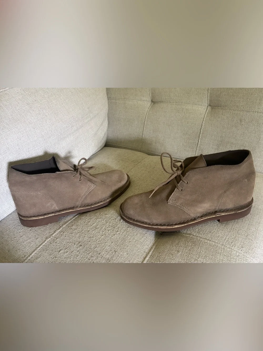 Men's Clarks Brown Suede Chukka Boots Size 9